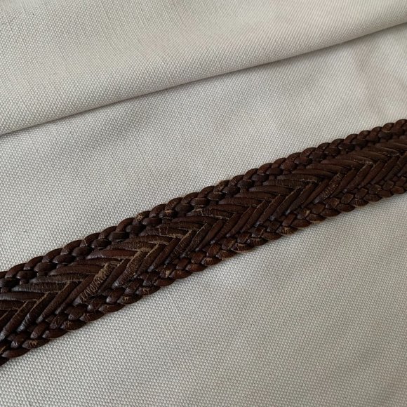 Talbots Brown Braid Belt - Picture 4 of 4
